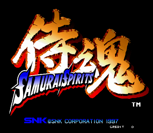 Samurai Shodown 64 + Samurai Spirits 64 Title Screen